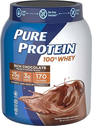 Pure Protein 100% Whey Powder Rich Chocolate