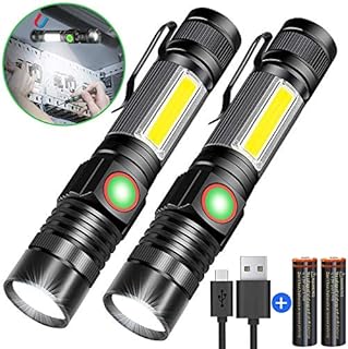 Rechargeable Flashlight, Magnetic Flashlight