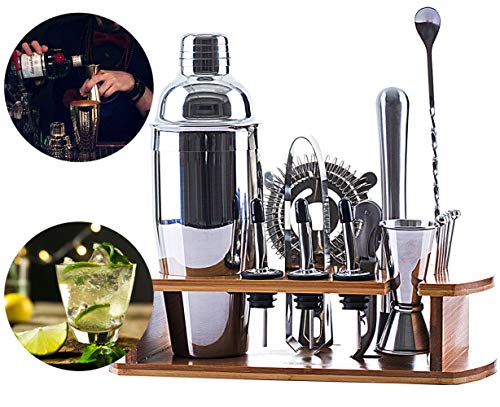 VINEALLEY 16-Piece Bartender Kit Cocktail Shaker